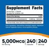 Nutricost Vitamin B12 (Methylcobalamin) 5000mcg, 240 Capsules - Non-GMO & Gluten Free