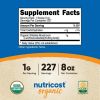 Nutricost Organic Shiitake Mushroom Powder 8oz - 100% Organic Certified Supplement